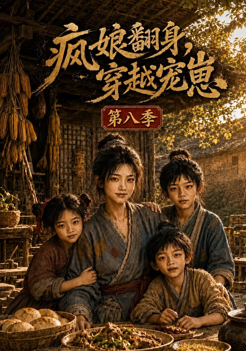 《疯娘翻身,穿越宠崽第八季》AI漫剧封面